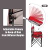 Portable Folding Camping Canopy Chairs with Cup Holder