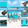 Portable Folding Camping Canopy Chairs with Cup Holder