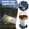 Portable USB Rechargeable Foldable/Retractable Solar Camping Lamp; Multi-Functional LED Light For Hiking; Fishing; Hunting